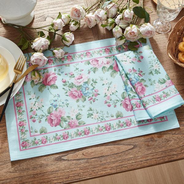 Elrene Vintage Floral Garden Placemats Set Of 4