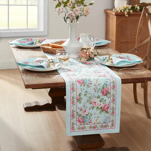 Elrene Vintage Floral Garden Table Runner