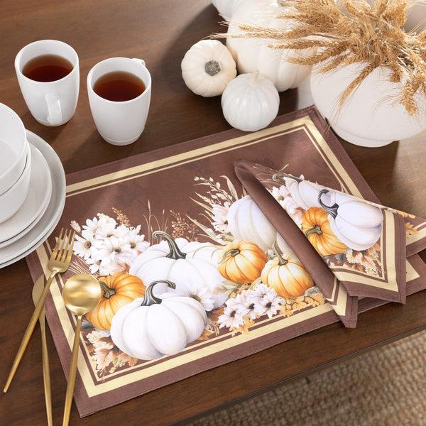Elrene Wheatland Harvest Fall Napkins Set Of 4