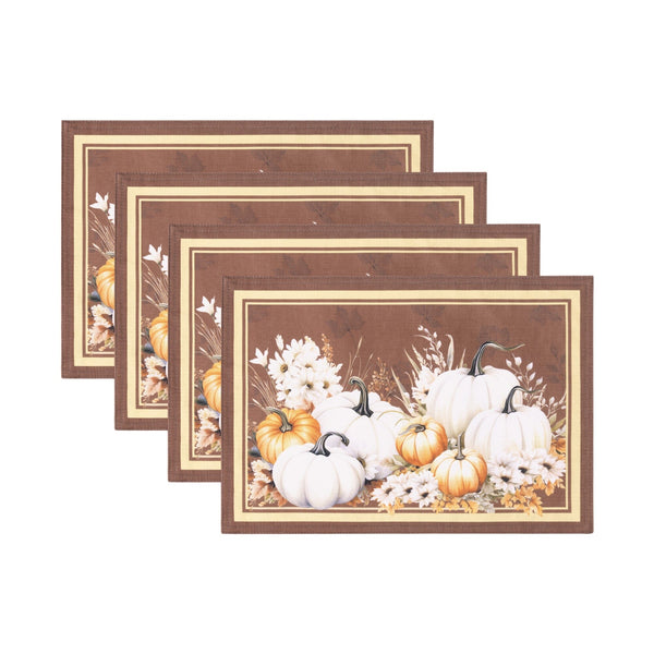 elrene Wheatland Harvest Fall Placemats Set of 4