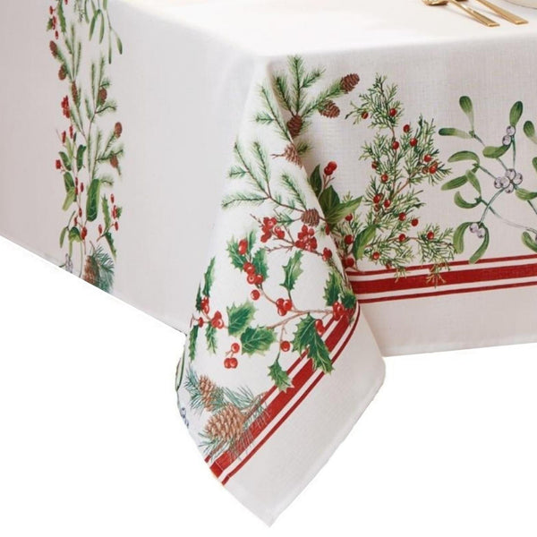 Elrene Winter Holiday Berry Tablecloth