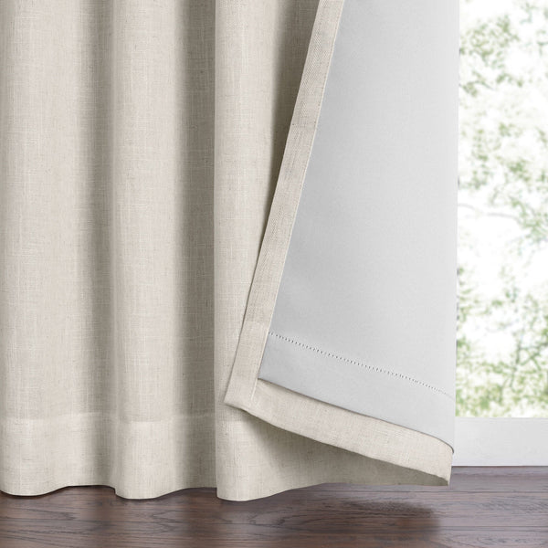 Elrene Harrow Solid Texture Blackout Window Curtain Panel