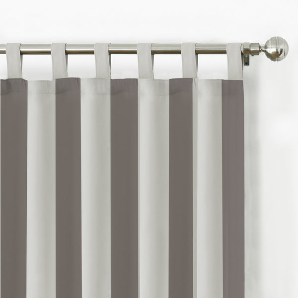 Elrene Highland Stripe Indoor/Outdoor Window Panel Collection