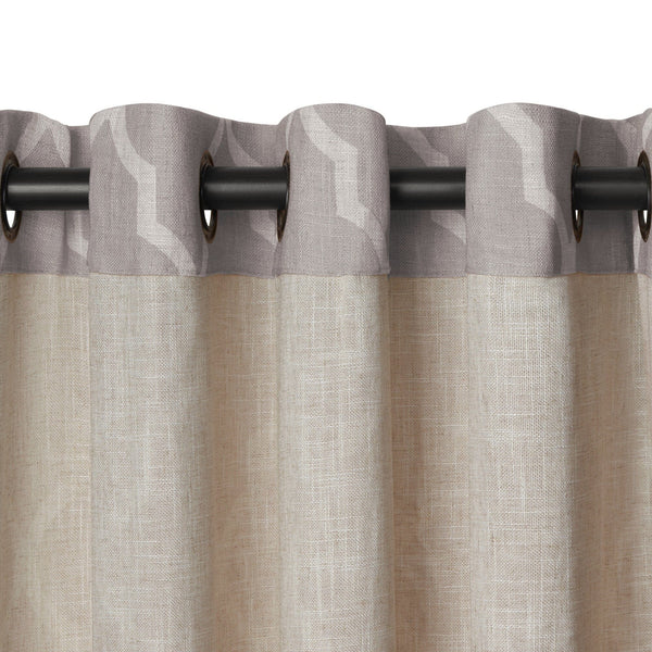 Elrene Medalia Room Darkening Geometric Window Curtain