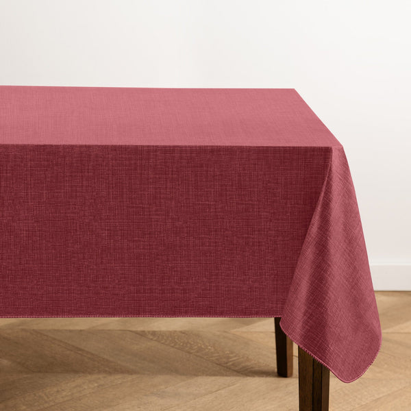 Elrene Monterey Linen Texture Vinyl Indoor/Outdoor Tablecloth