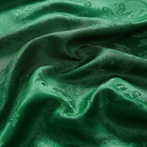 Elrene Poinsettia Elegance Jacquard Holiday Table Runner