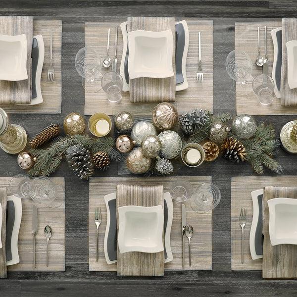 Elrene Radcliffe Jacquard 14"x20" Placemats (Set Of 4)