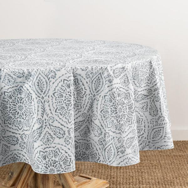 elrene Savannah Boho Paisley Printed Vinyl Indoor/Outdoor Tablecloth