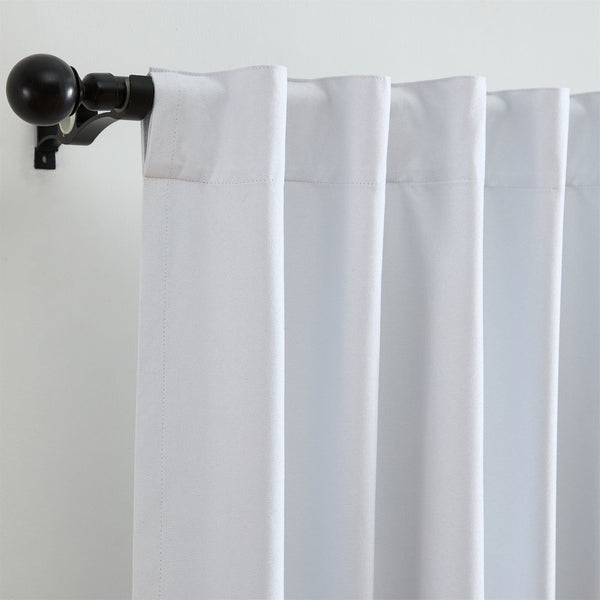 Elrene Solace Max-Blackout Solid Texture Window Curtain Panel