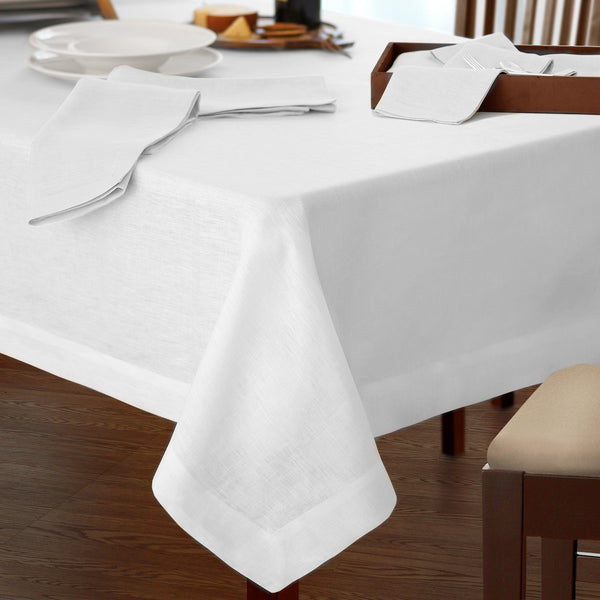 Elrene Villeroy & Boch La Classica Linen Fabric Tablecloth