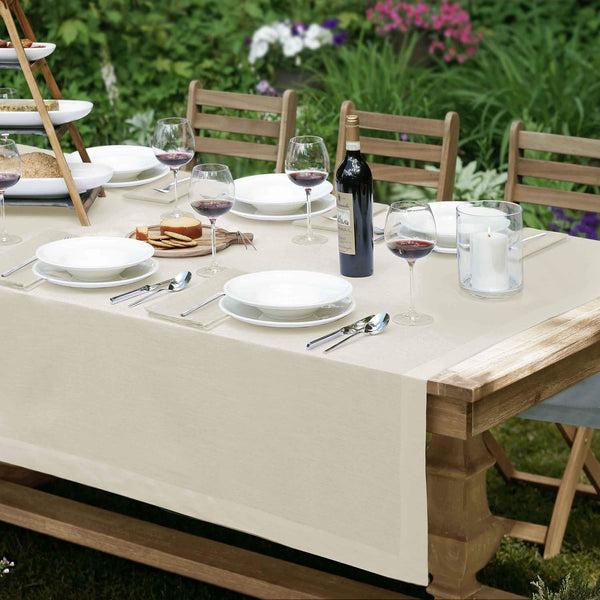 Elrene Villeroy & Boch La Classica Linen Fabric Tablecloth