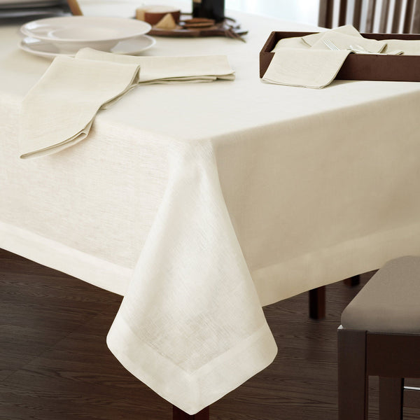 Elrene Villeroy & Boch La Classica Linen Fabric Tablecloth