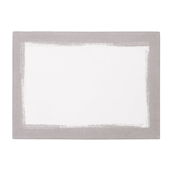 Elrene Villeroy & Boch Metallic Brushstroke Placemats 14"x20" (Set Of 4)