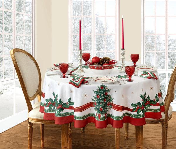 Elrene Villeroy & Boch Toy's Delight Engineered Fabric Tablecloth
