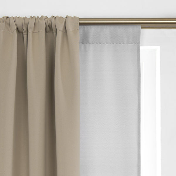 Elrene Yarnlock Technology By SunVeil Extra Wide Thermal Blackout Curtain Liner