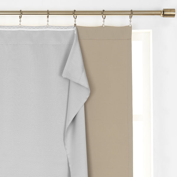 elrene Yarnlock Technology by SunVeil Extra Wide Thermal Blackout Curtain Liner