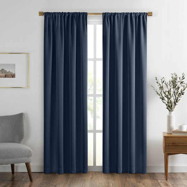 elrene YarnLock Technology by SunVeil Vanderbilt Extra Wide Blackout Window Curtain