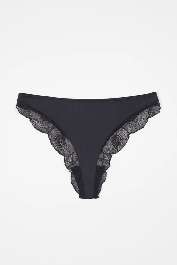 else Anemone Thong | Black
