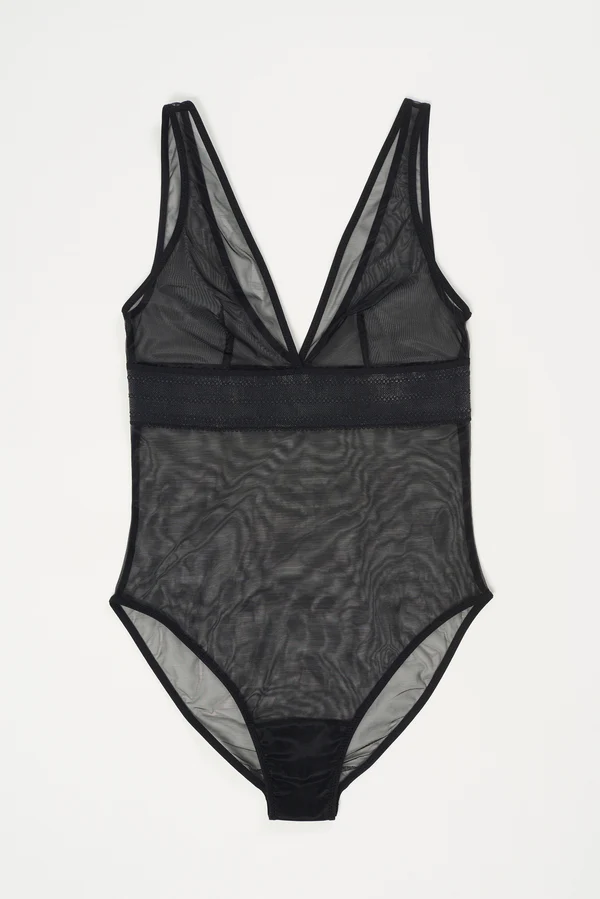 Else Bare Soft Cup Bodysuit | Black