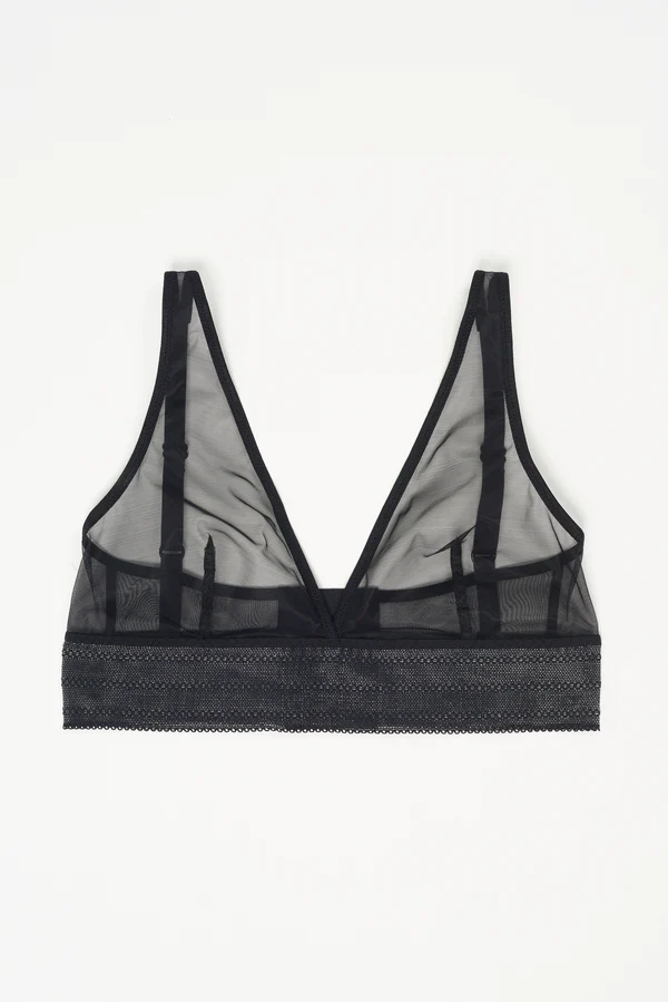 else Bare Soft Plunge Bra | Black