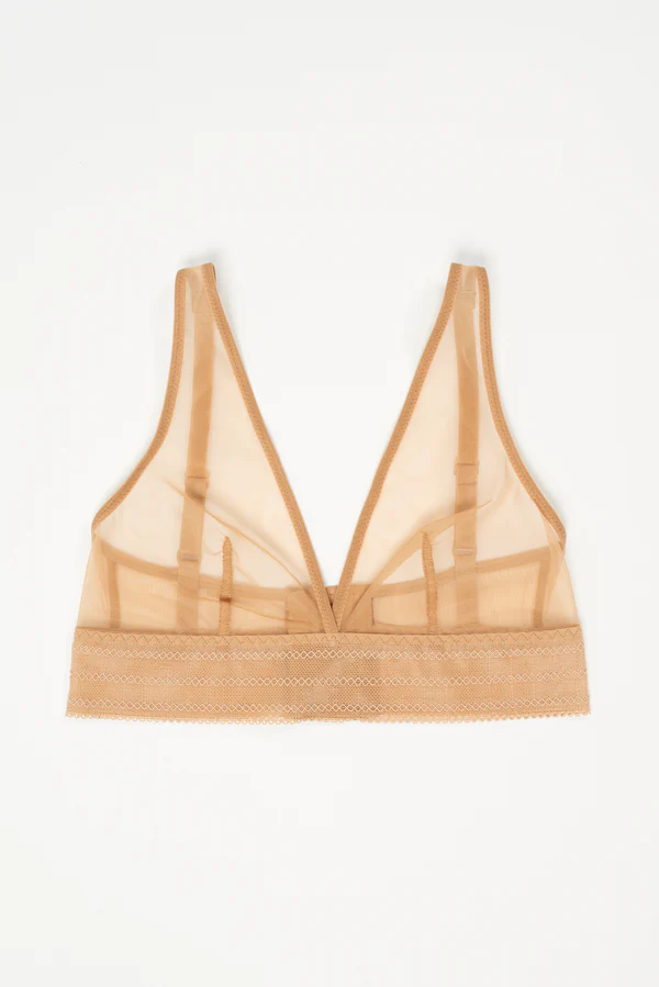 else Bare Soft Plunge Bra | Caramel