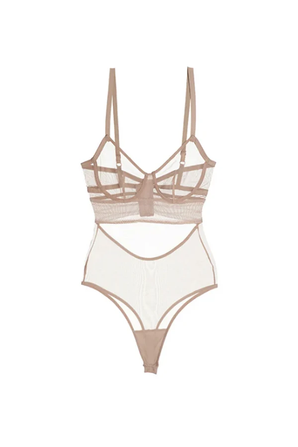 else Bare Underwire Bodysuit | Powder