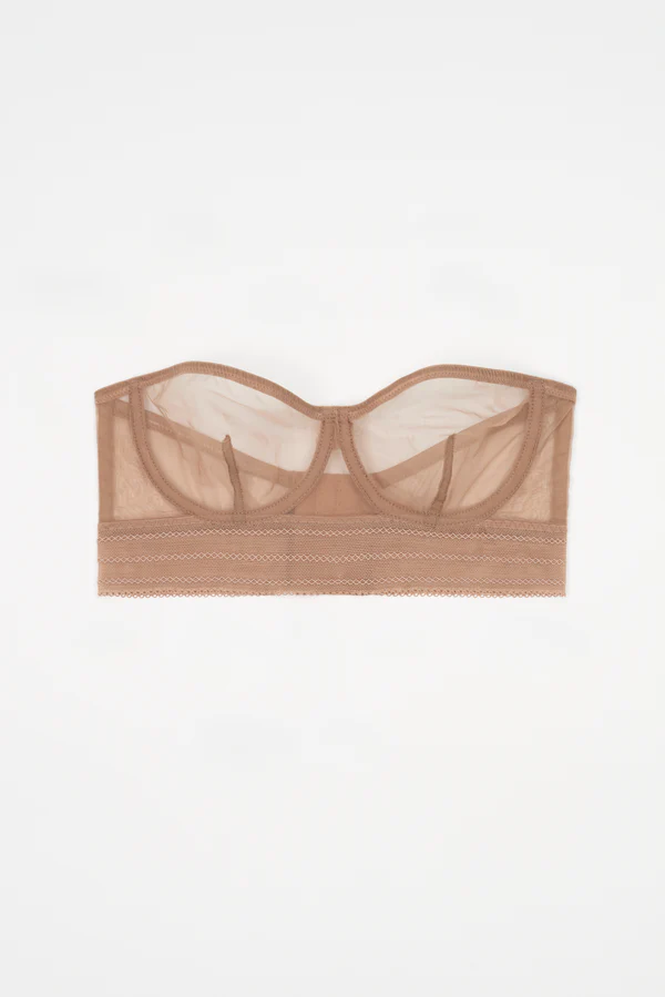else Bare Underwire Strapless Bra | Mocha