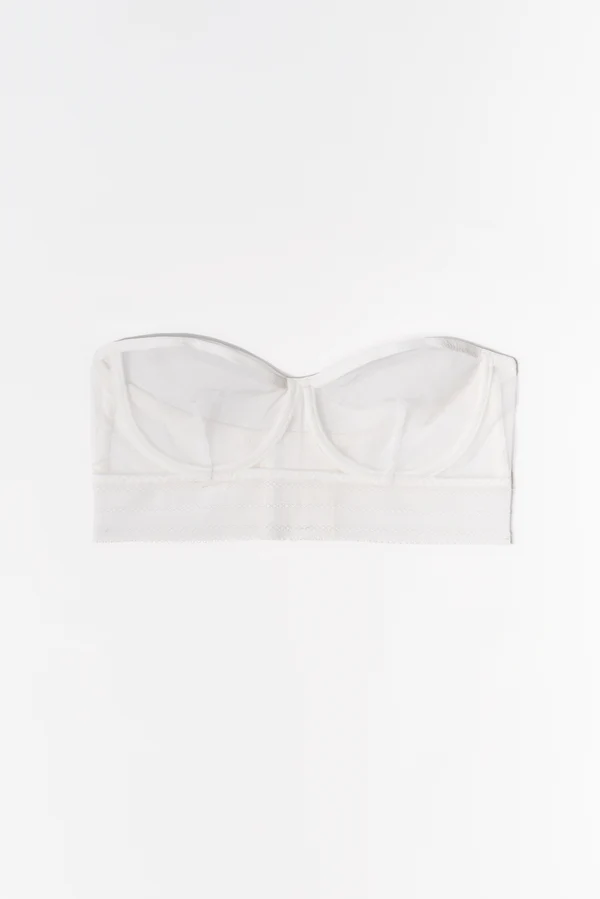 else Bare Underwire Strapless Bra | Off White