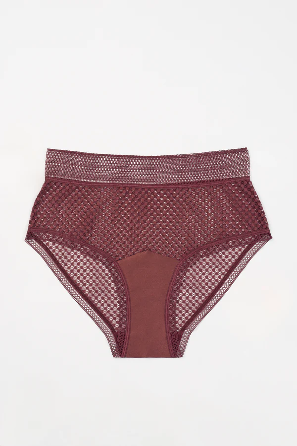 else Bella High Waist Brief | Merlot