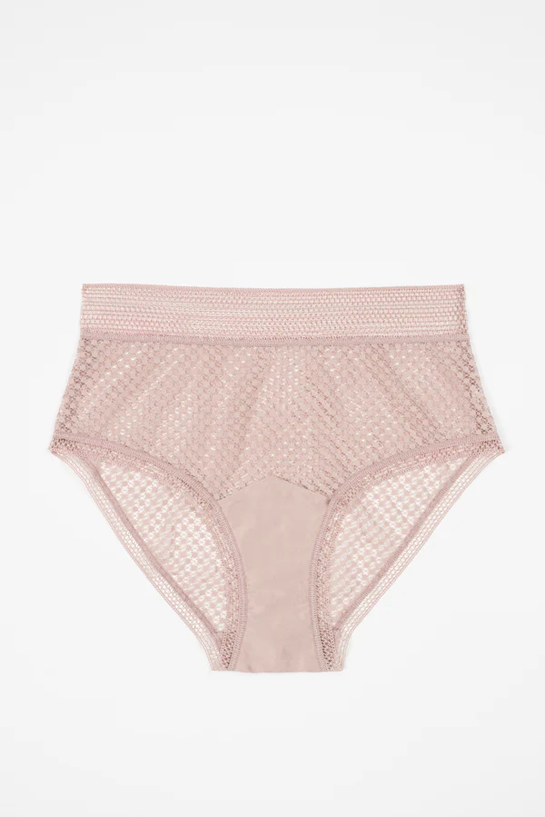 else Bella High Waist Brief | Vintage Rose