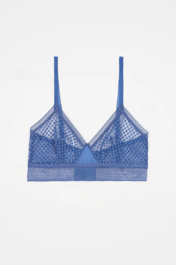 Else Bella Soft Cup Triangle Bra | Lapis