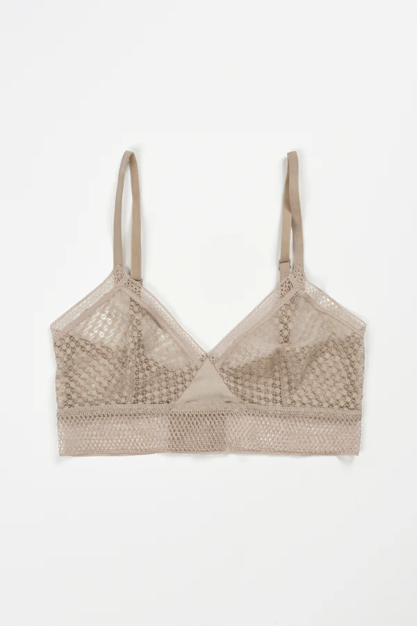 else Bella Soft Cup Triangle Bra | Oat Milk