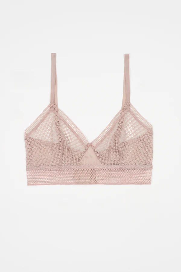 else Bella Soft Cup Triangle Bra | Vintage Rose