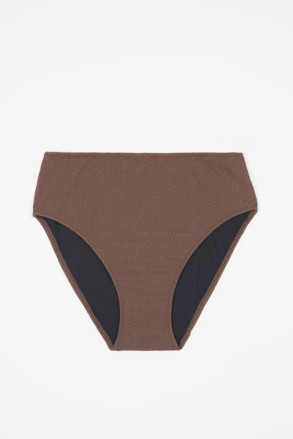 else Boucle High Waist Bottom | Choco