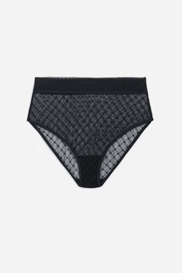 else Cosmo High Waisted Brief | Black