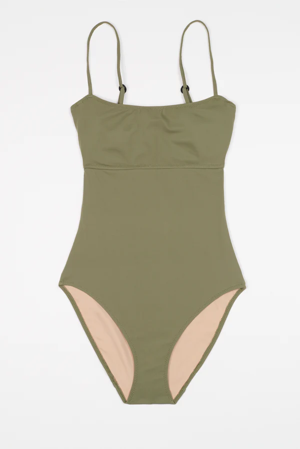 else Essential U/W Cut Out One Piece Suit | Olive