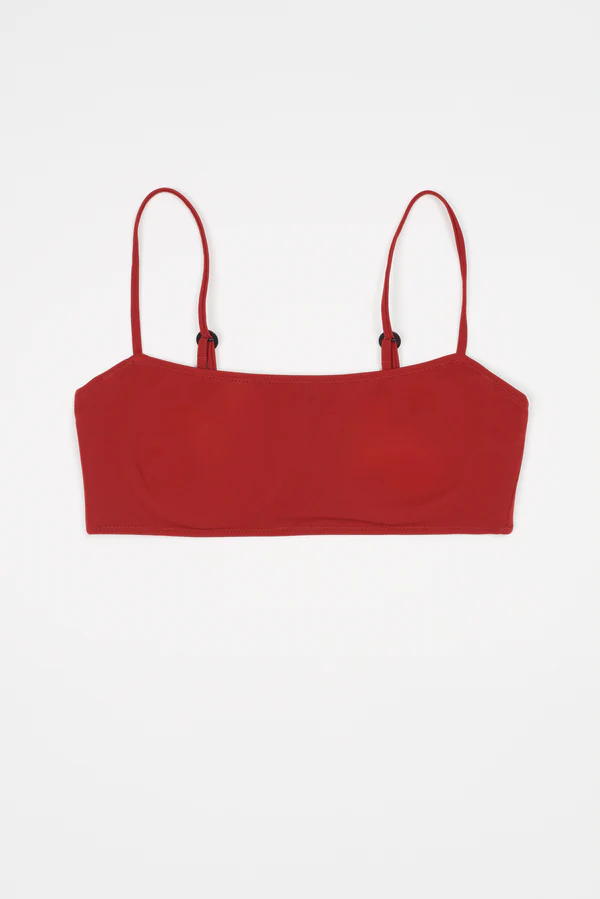 else Essential Underwire Bikini Top | Crimson