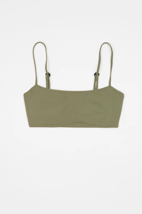 else Essential Underwire Bikini Top | Olive