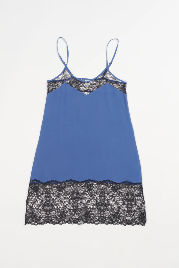 else Jasmine Slip Dress | Lapis/Black