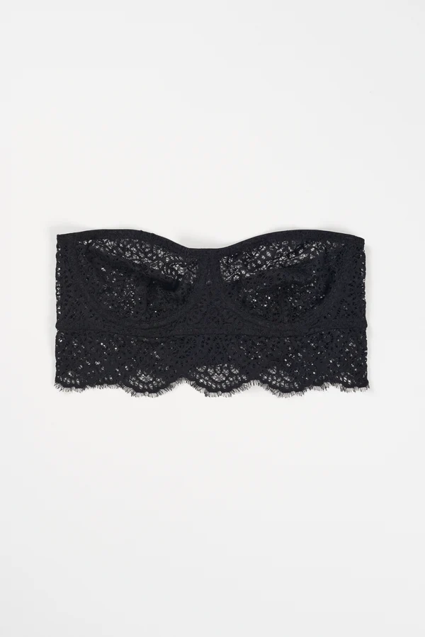 else Monique Underwire Strapless Bra | Black