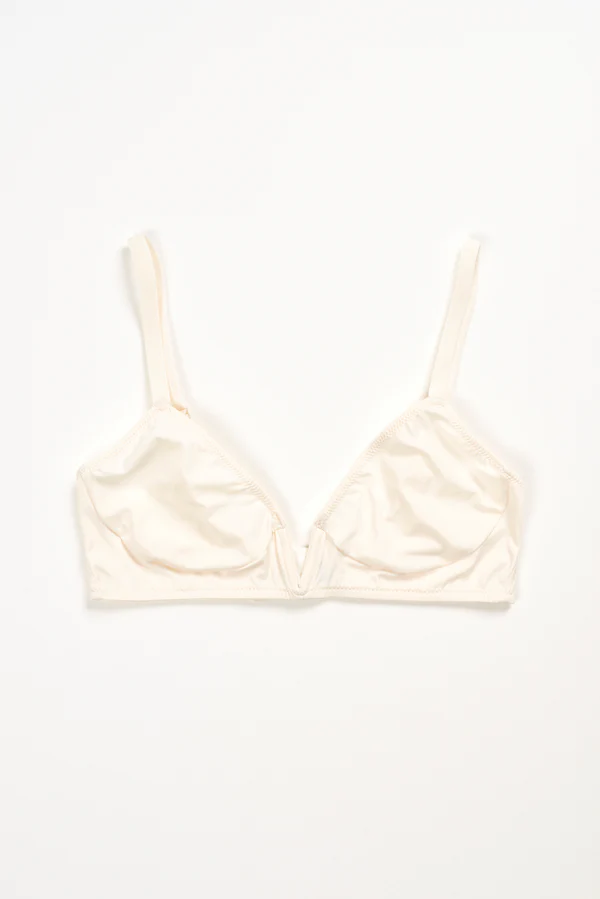 else Nano Minimal V Wire Soft Cup Bra | Plaster