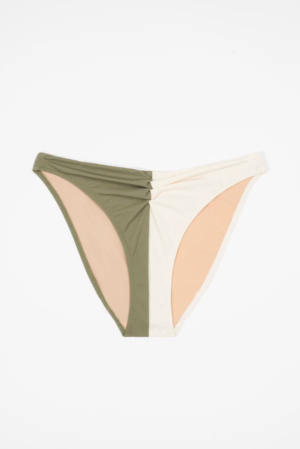 else Paros Classic Bikini Bottom | Olive/Cream