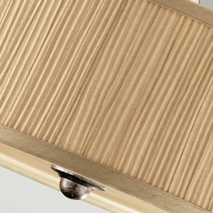 Elstead Lighting Abbey 3 Light Semi-Flush Light - Silver Sand