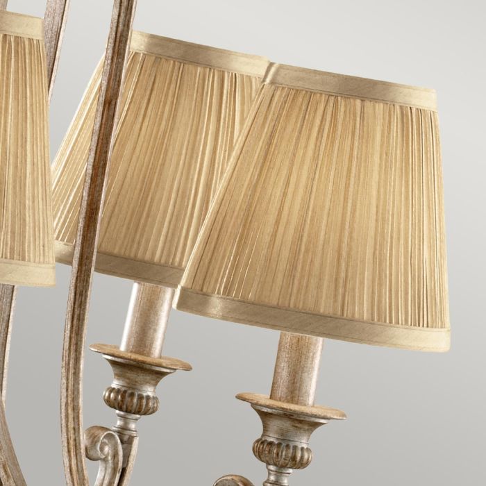 Elstead Lighting Abbey 5 Light Chandelier - Silver Sand