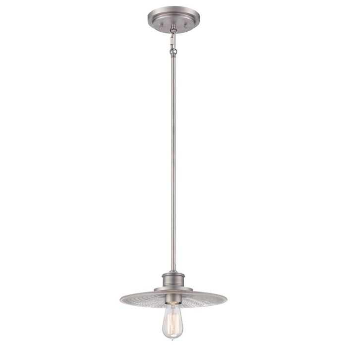 elstead lighting Admiral 1 Light Mini Pendant - Antique Nickel