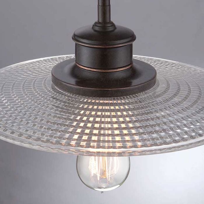 Elstead Lighting Admiral 1 Light Mini Pendant - Imperial Bronze