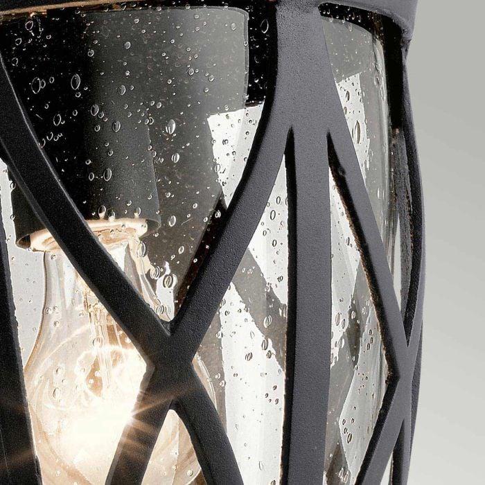 Elstead Lighting Admirals Cove 1 Light Large Wall Lantern - Textured Black