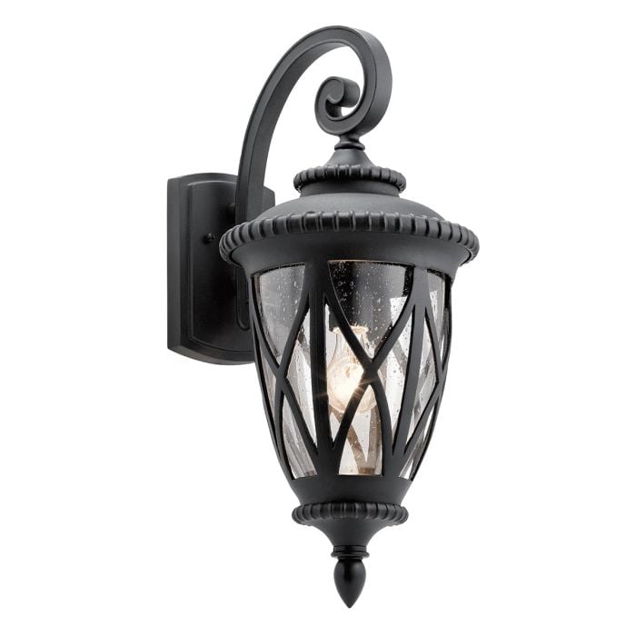 elstead lighting Admirals Cove 1 Light Large Wall Lantern - Textured Black
