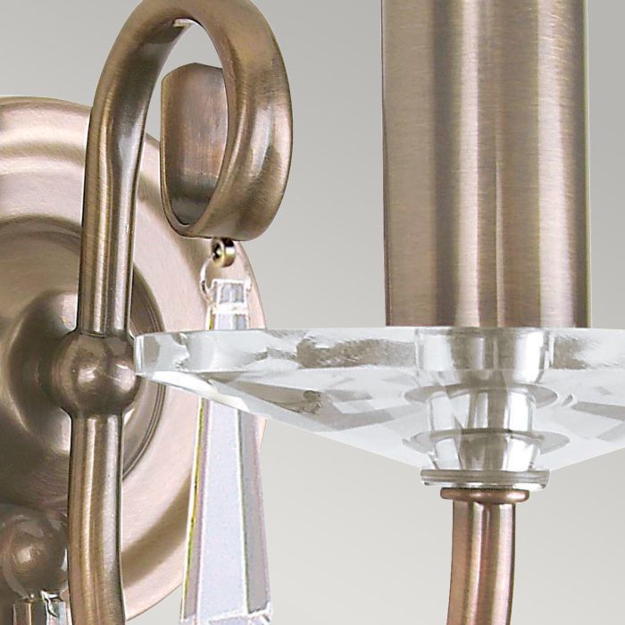 Elstead Lighting Aegean 1 Light Wall Light - Aged Brass