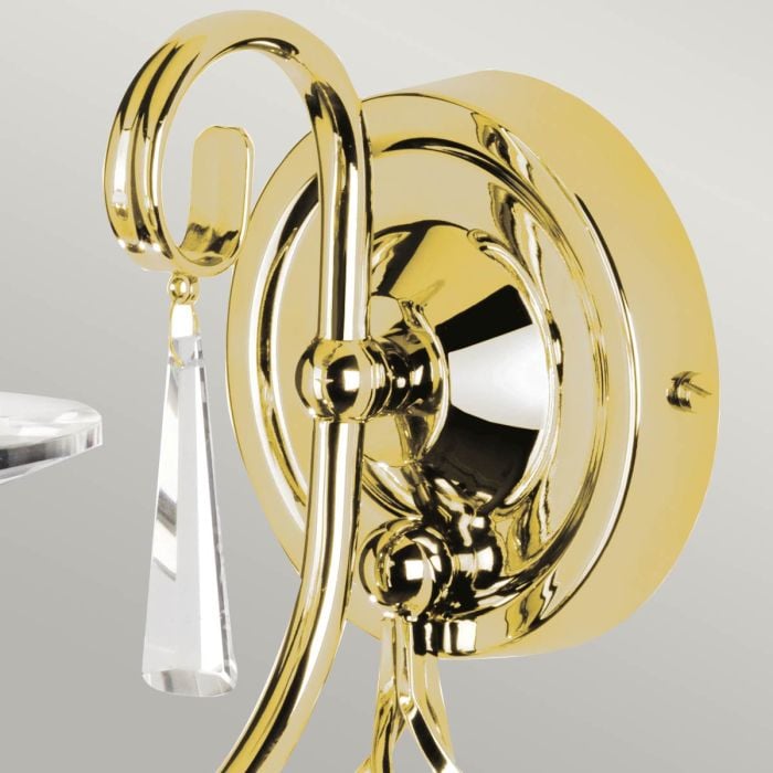 Elstead Lighting Aegean 1 Light Wall Light - Polished Brass